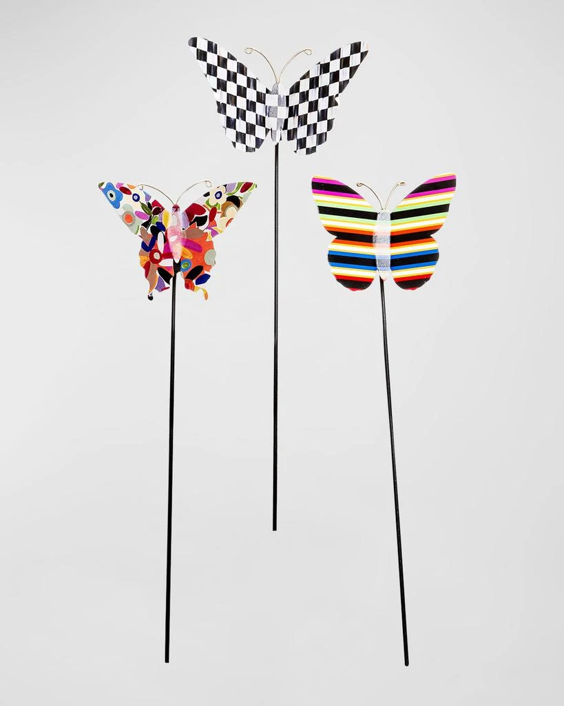 商品MacKenzie-Childs|Butterfly Garden Stakes, Set of 3,价格¥187,第1张图片