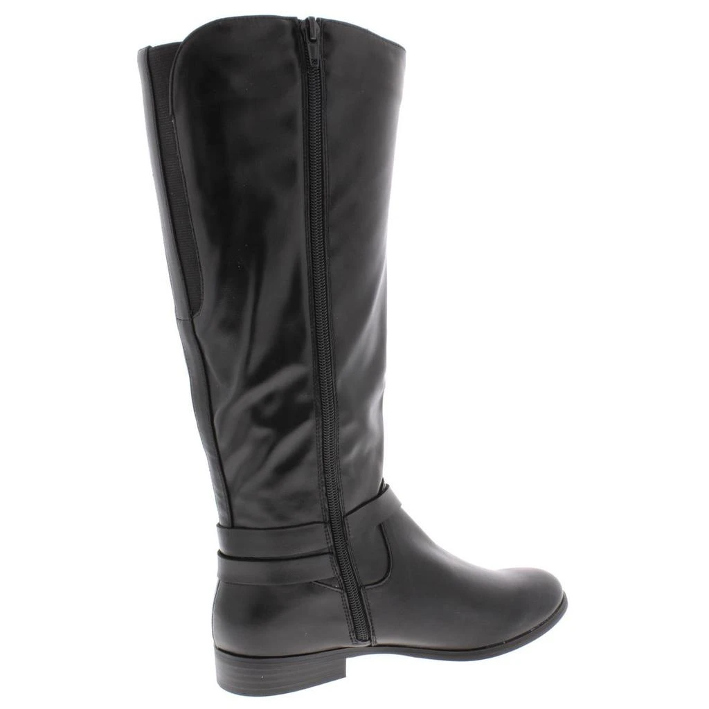 Style & Co. Womens Kindell Faux Leather Round Toe Riding Boots 商品