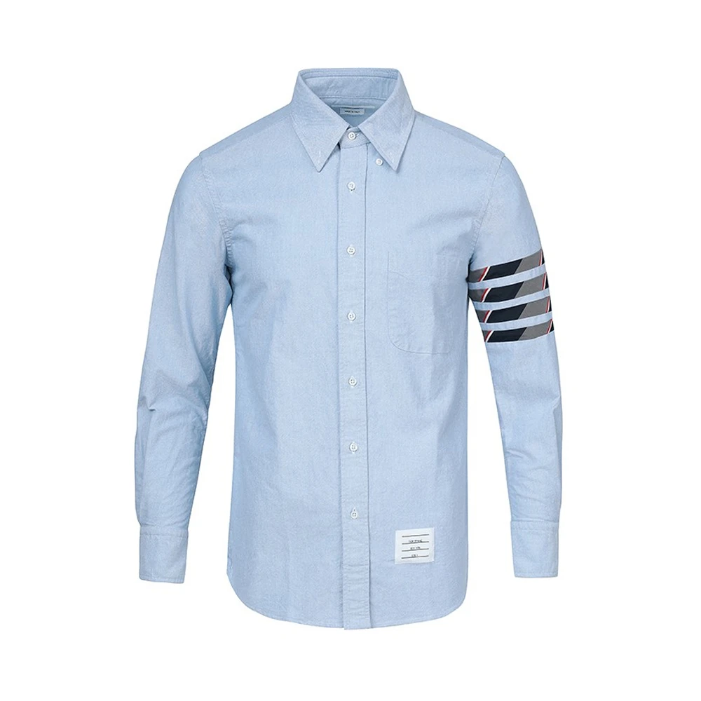 商品Thom Browne|THOM BROWNE 男士蓝色衬衫 MWL374C-06177-480,价格¥3183,第1张图片