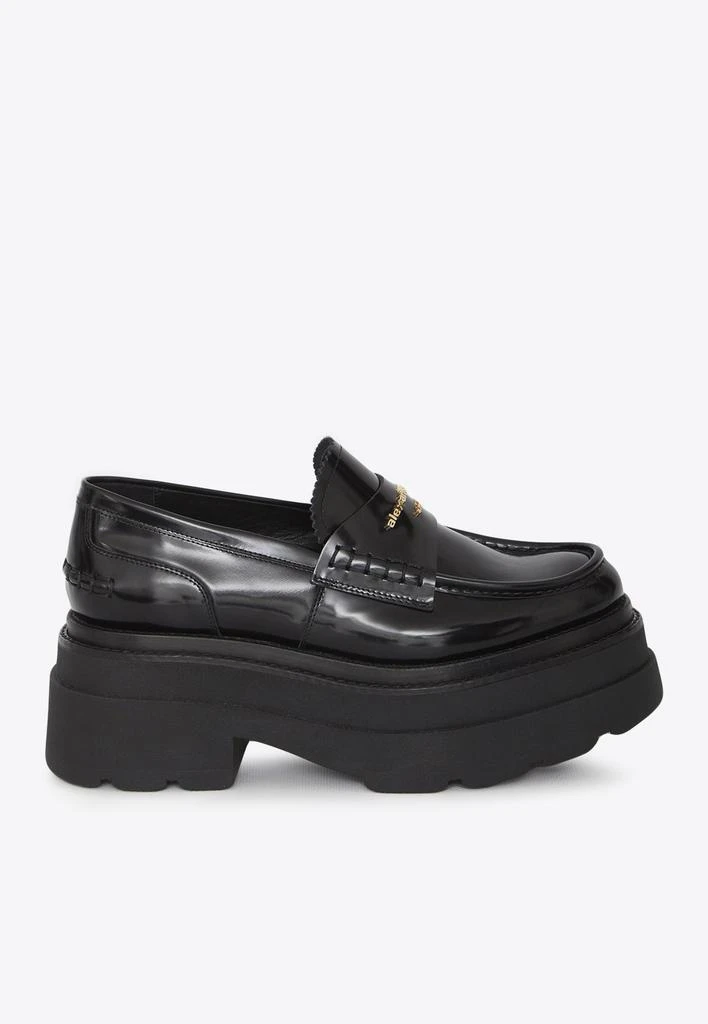 商品Alexander Wang|Carter Platform Loafers in Calf Leather,价格¥7645,第1张图片