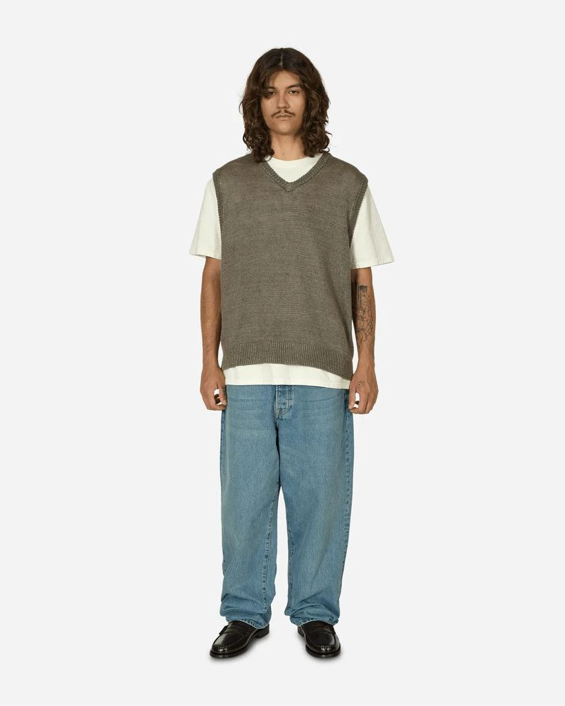 商品STUSSY|Loose Knit Linen Vest Stone,价格¥813,第4张图片详细描述