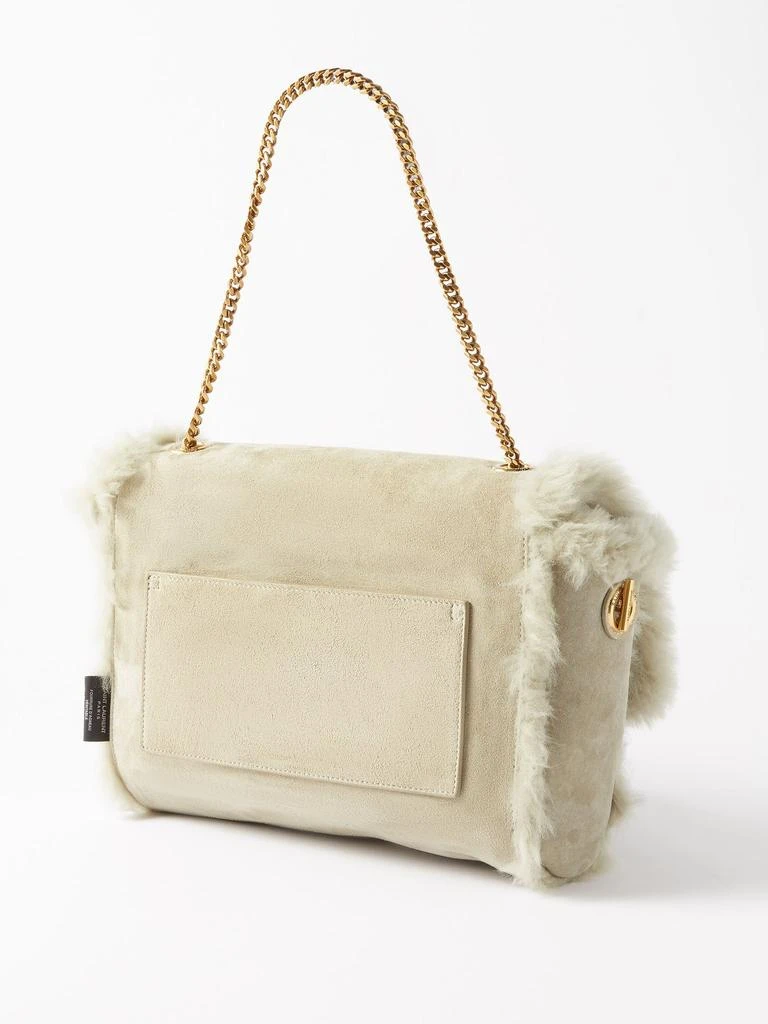 商品Yves Saint Laurent|Kate reversible suede and shearling shoulder bag,价格¥22836,第4张图片详细描述