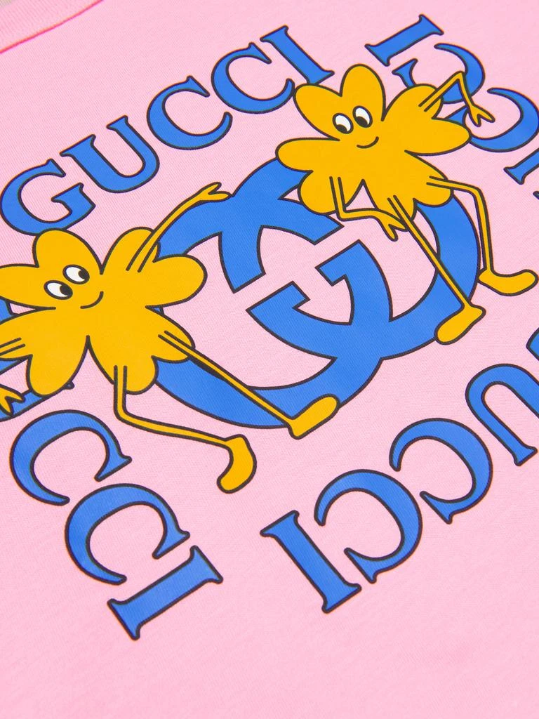 商品Gucci|Girls Logo Print T-Shirt in Pink,价格¥1489,第3张图片详细描述