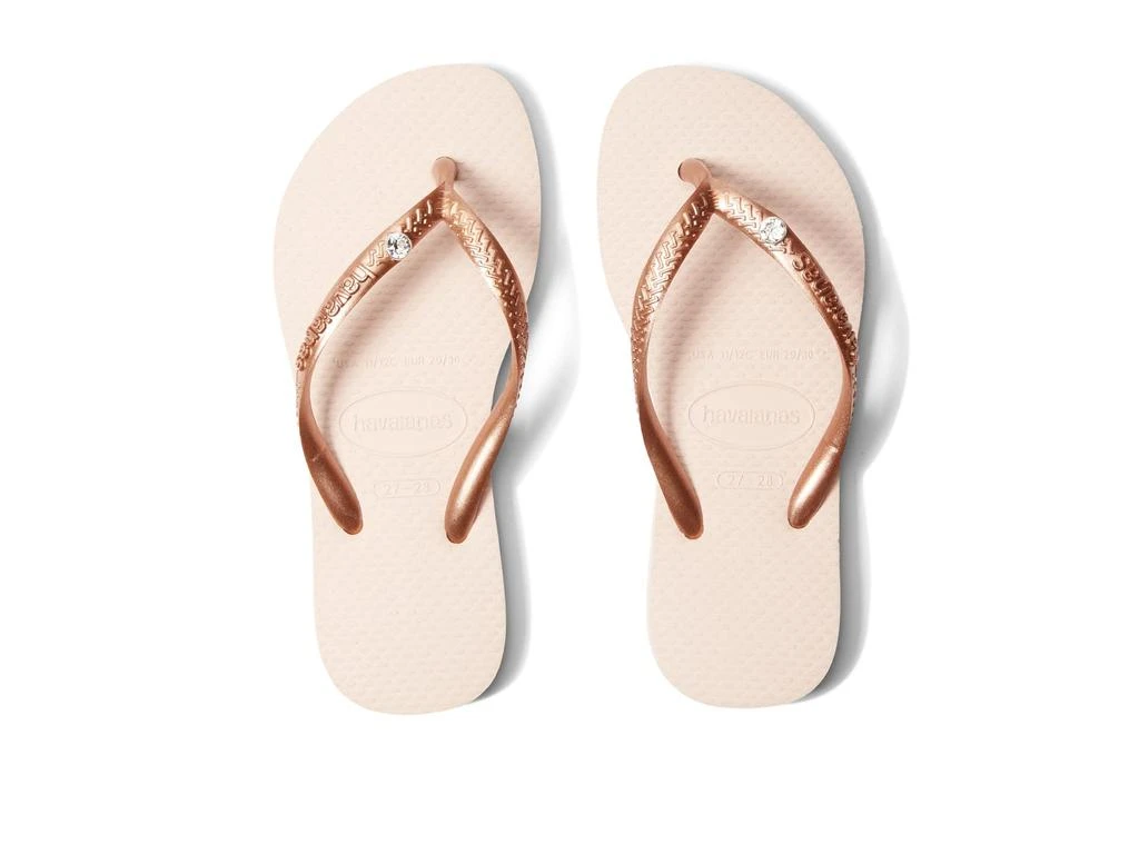 商品Havaianas|Slim Crystal SW II Flip Flop Sandal (Toddler/Little Kid/Big Kid),价格¥225,第1张图片