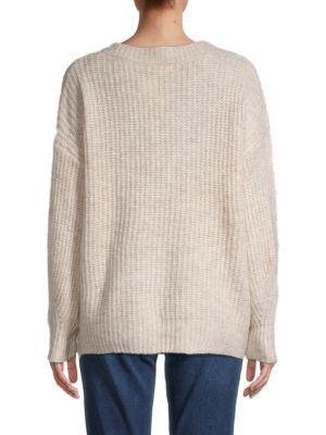 商品Max Studio|Dolman-Sleeve Wool-Blend Sweater,价格¥372,第4张图片详细描述