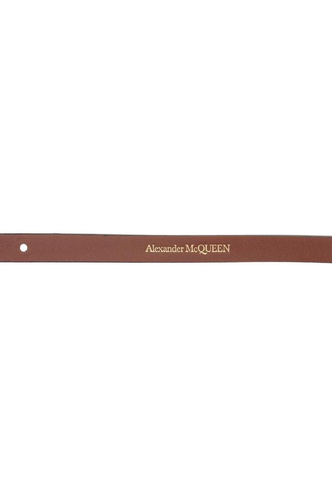 商品Alexander McQueen|DOUBLE WRAP LEATHER BRACELET,价格¥964,第4张图片详细描述