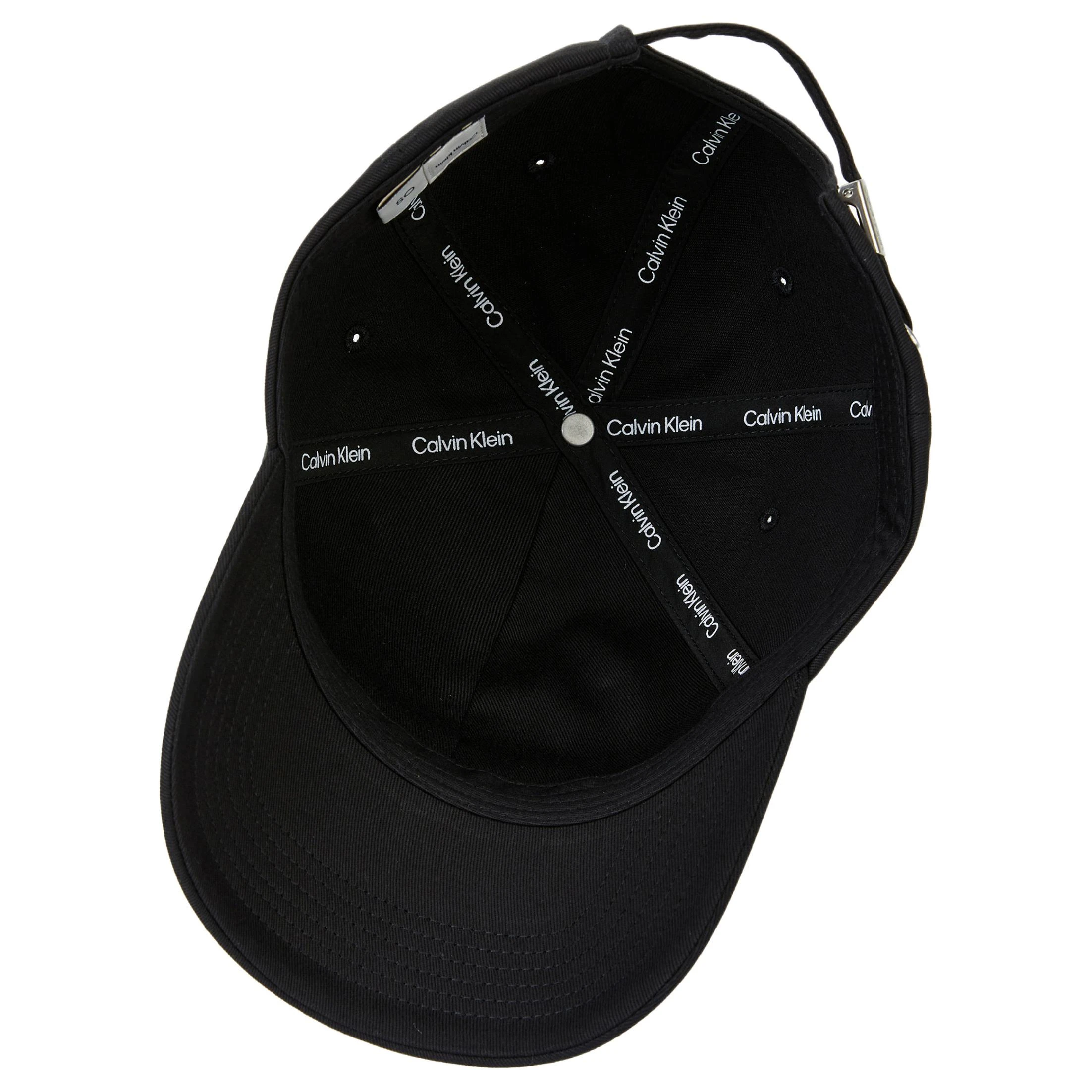 商品[国内直发] Calvin Klein|[预售3天]CALVIN KLEIN 正面字母刺绣logo 棉 鸭舌帽 男女同款情侣款 黑色,价格¥291,第5张图片详细描述
