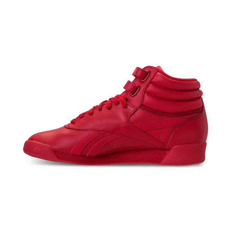 商品Reebok|Women's Freestyle High Top Spirit Casual Sneakers from Finish Line,价格¥561,第4张图片详细描述