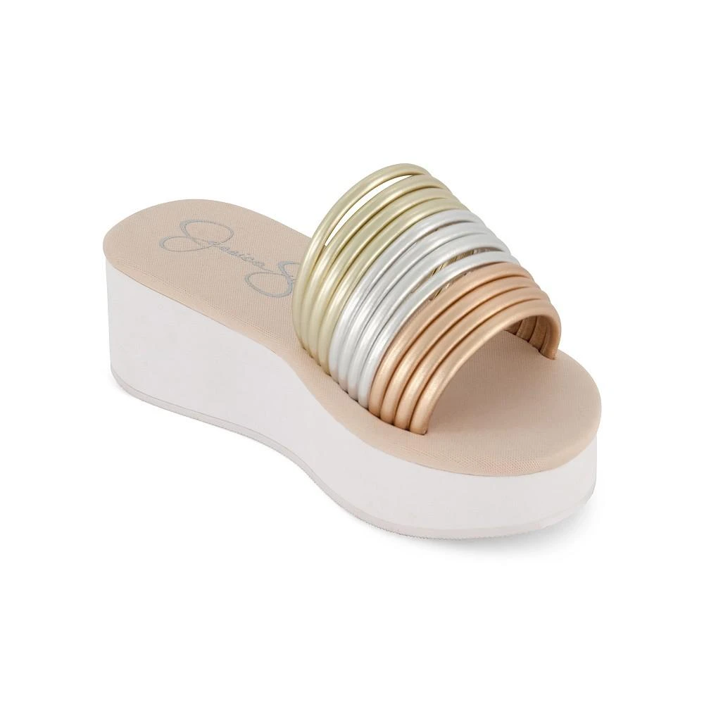 商品Jessica Simpson|Little Girls Wedge Sandal,价格¥132,第1张图片