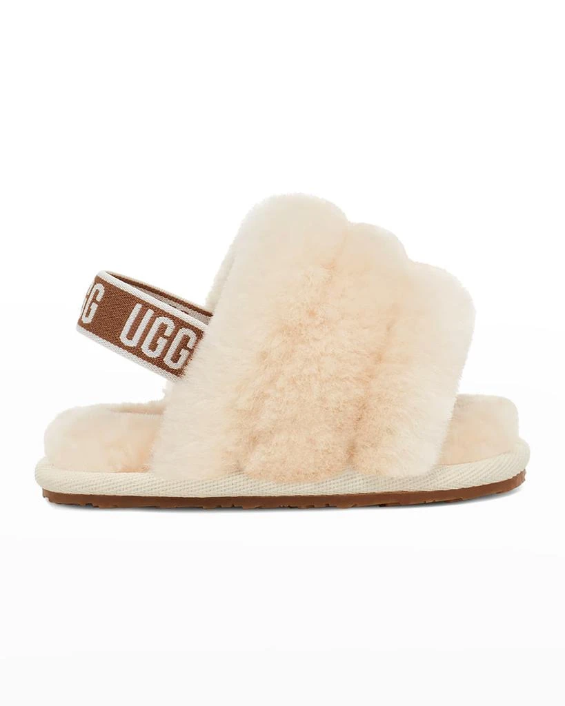 商品UGG|Fluff Yeah Shearling Sandal Slippers, Kids,价格¥579,第1张图片