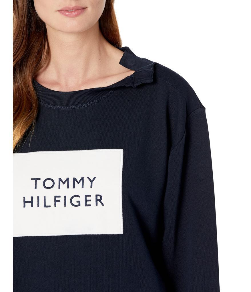 商品Tommy Hilfiger|Signature Relaxed Sweatshirt,价格¥347-¥488,第5张图片详细描述