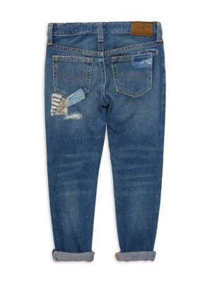 商品Ralph Lauren|Little Girl's Patchwork Jeans,价格¥461,第2张图片详细描述