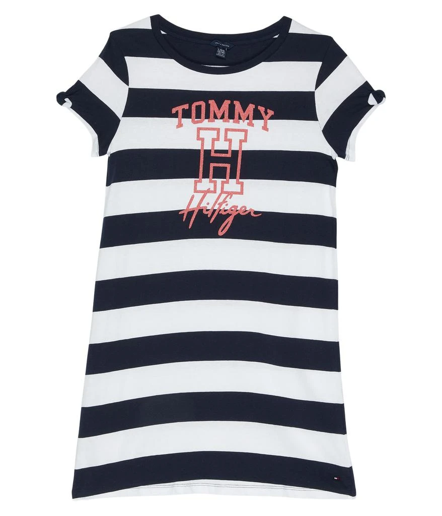 商品Tommy Hilfiger|Rugby T-Shirt Dress (Big Kids),价格¥323,第1张图片