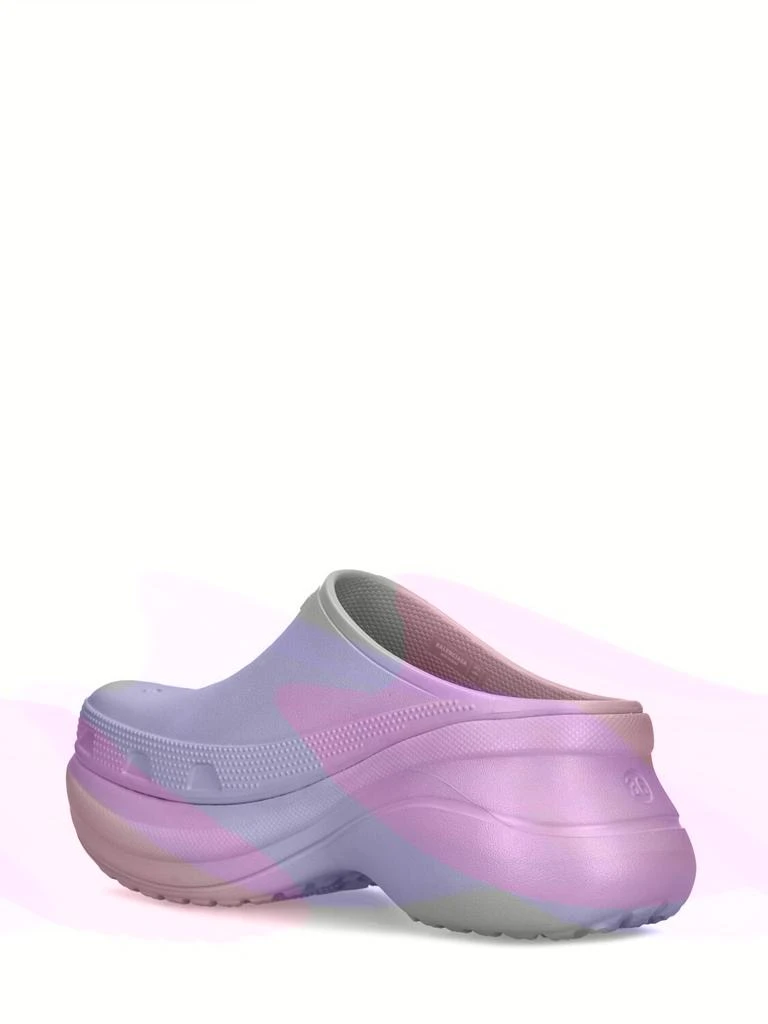 商品Balenciaga|85mm Crocs Rubber Pool Mules,价格¥3336,第3张图片详细描述