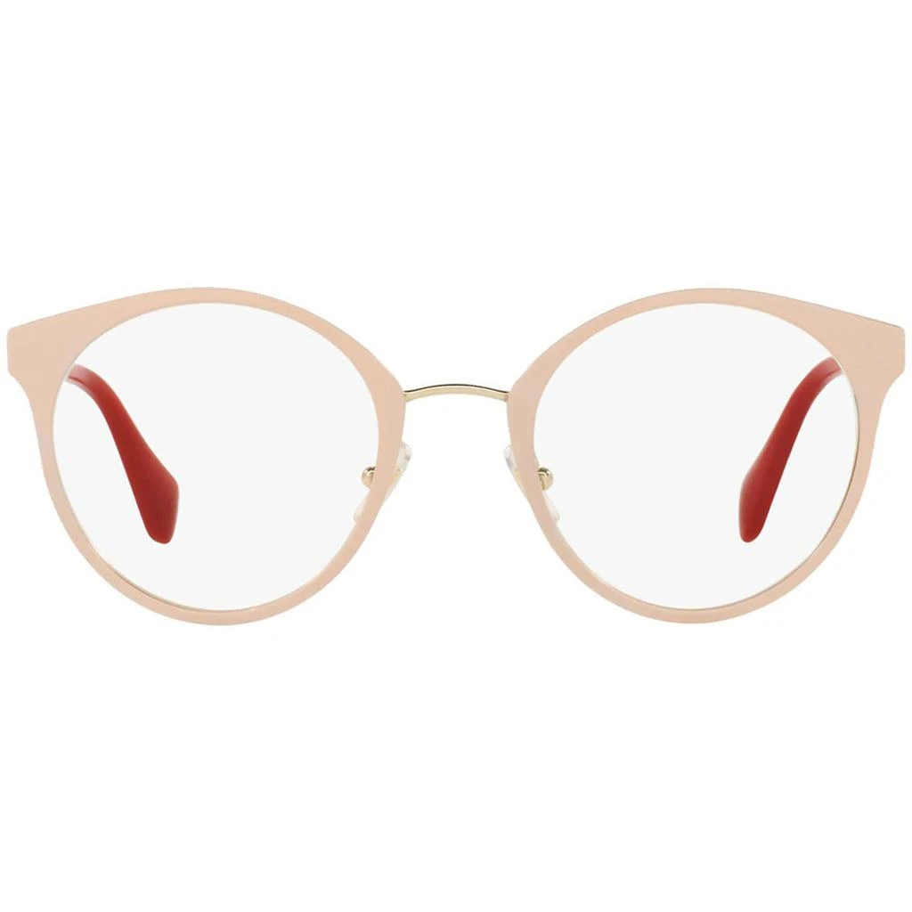 商品Miu Miu|Miu Miu Women's Eyeglasses - Core Collection Pale Gold Powe Frame | 0MU 51 PV UST1O1,价格¥1010,第2张图片详细描述