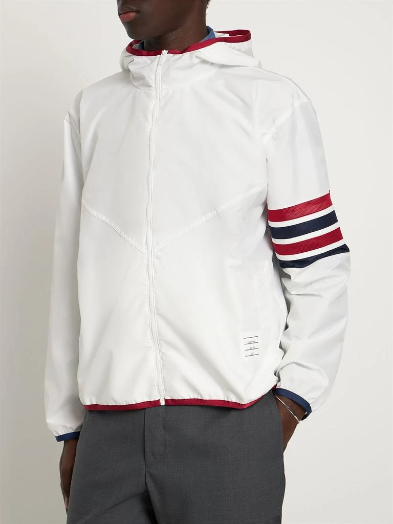 商品Thom Browne|Zipped Casual Jacket W/ Hood,价格¥4695,第2张图片详细描述