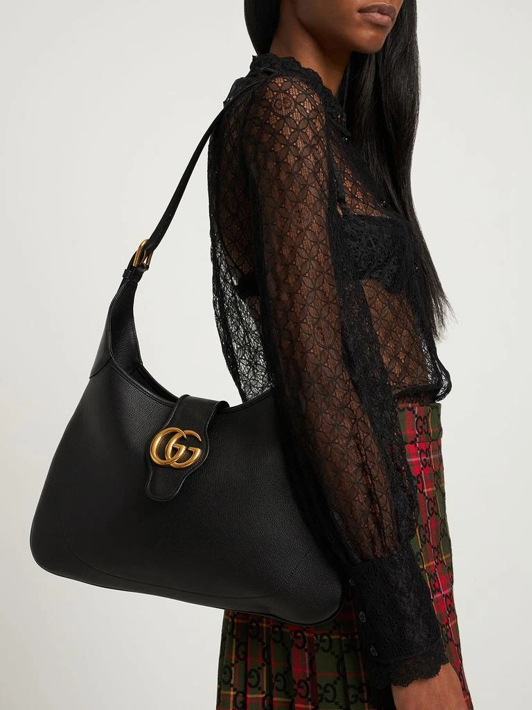 商品Gucci|Aphrodite Leather Hobo Bag,价格¥17560,第2张图片详细描述