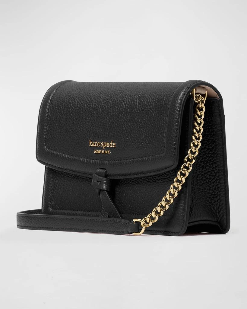 商品Kate Spade|knott flap leather crossbody bag,价格¥1919,第4张图片详细描述