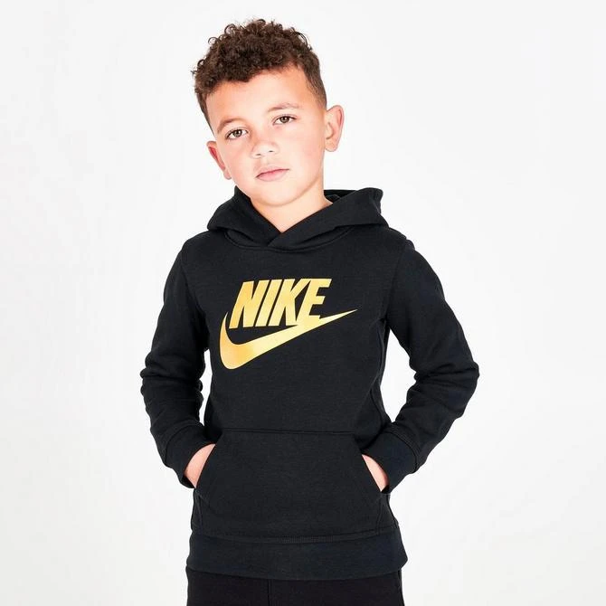 商品NIKE|Little Kids' Nike Sportswear Club Fleece Pullover Hoodie,价格¥252,第3张图片详细描述