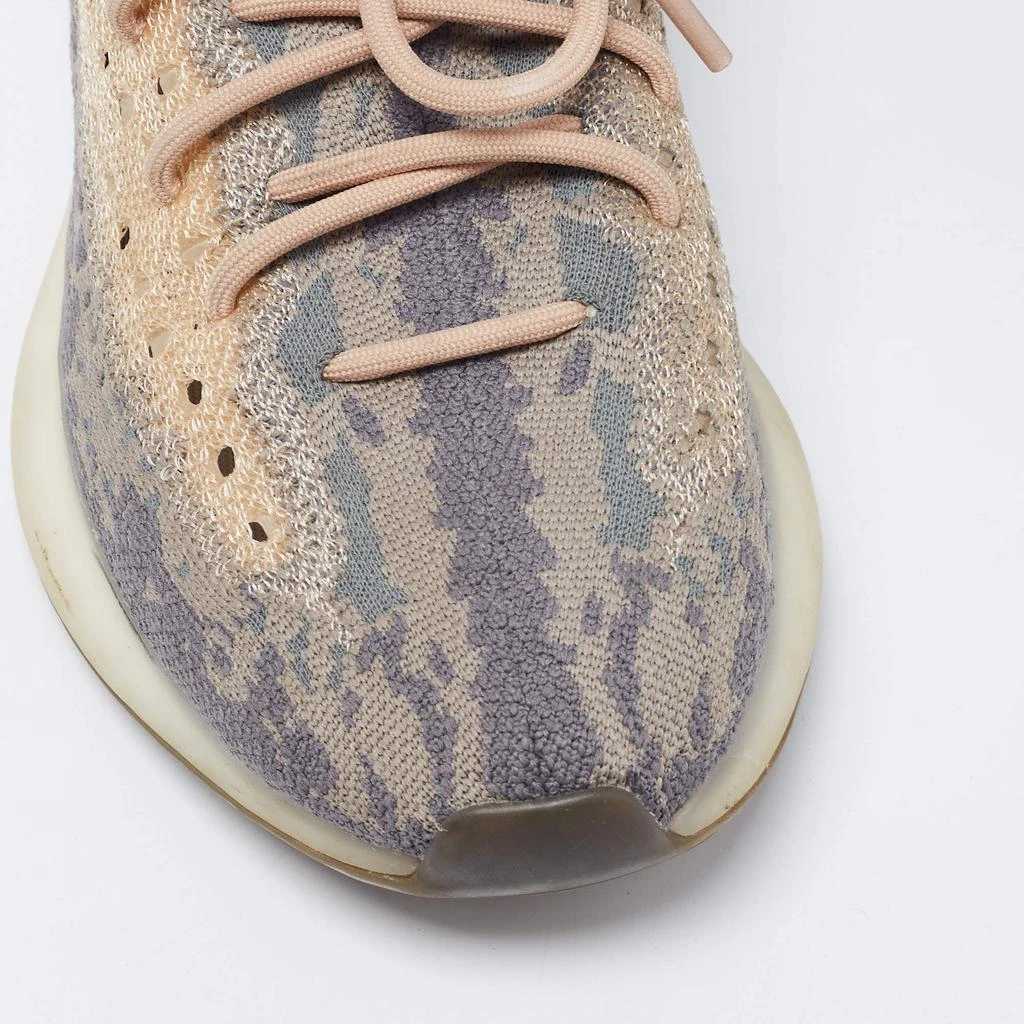 Yeezy x adidas Grey/Beige Knit Fabric Boost 380 Mist Low-Top Sneakers Size 43 1/3 商品