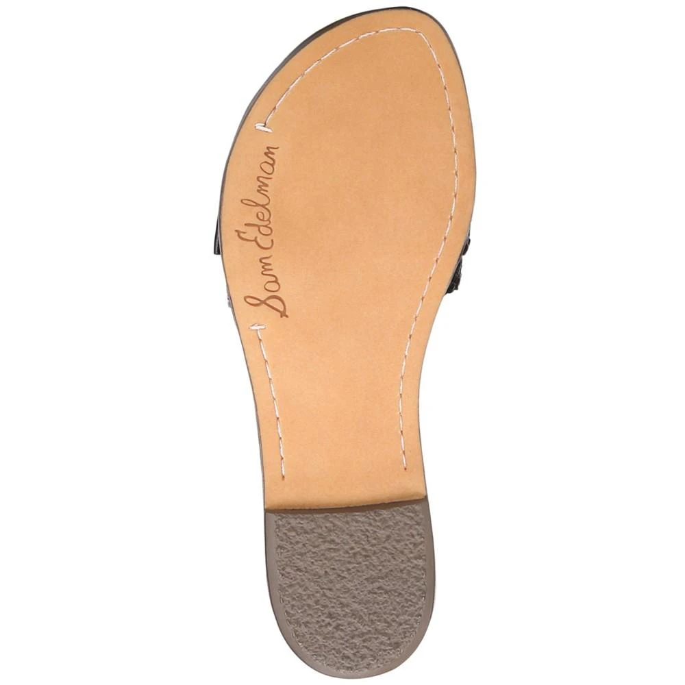 商品Sam Edelman|Women's Gabriela Woven Buckle Slide Sandals,价格¥403,第5张图片详细描述