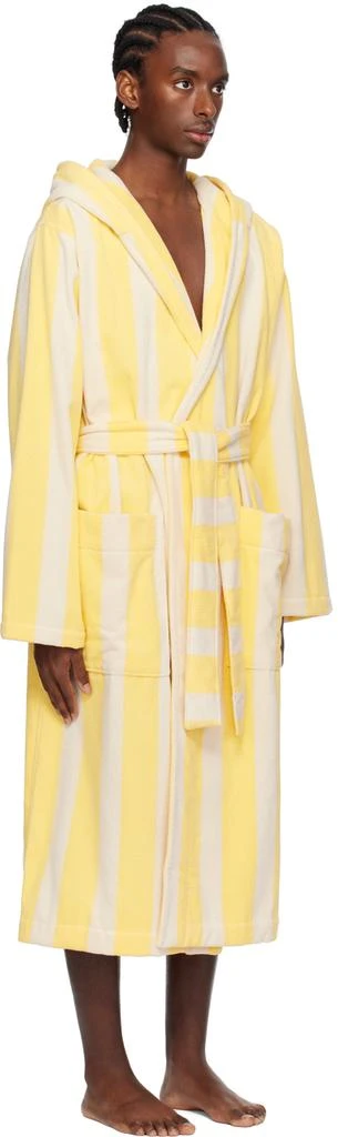 商品Tekla|Yellow Hooded Bathrobe,价格¥1158,第2张图片详细描述