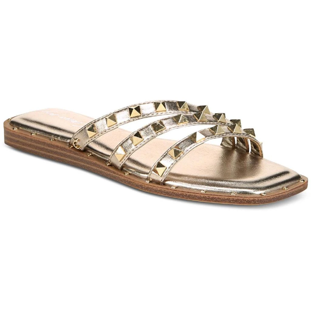 商品Sam Edelman|Circus by Sam Edelman Womens Verity Faux Leather Embellished Slide Sandals,价格¥89,第1张图片