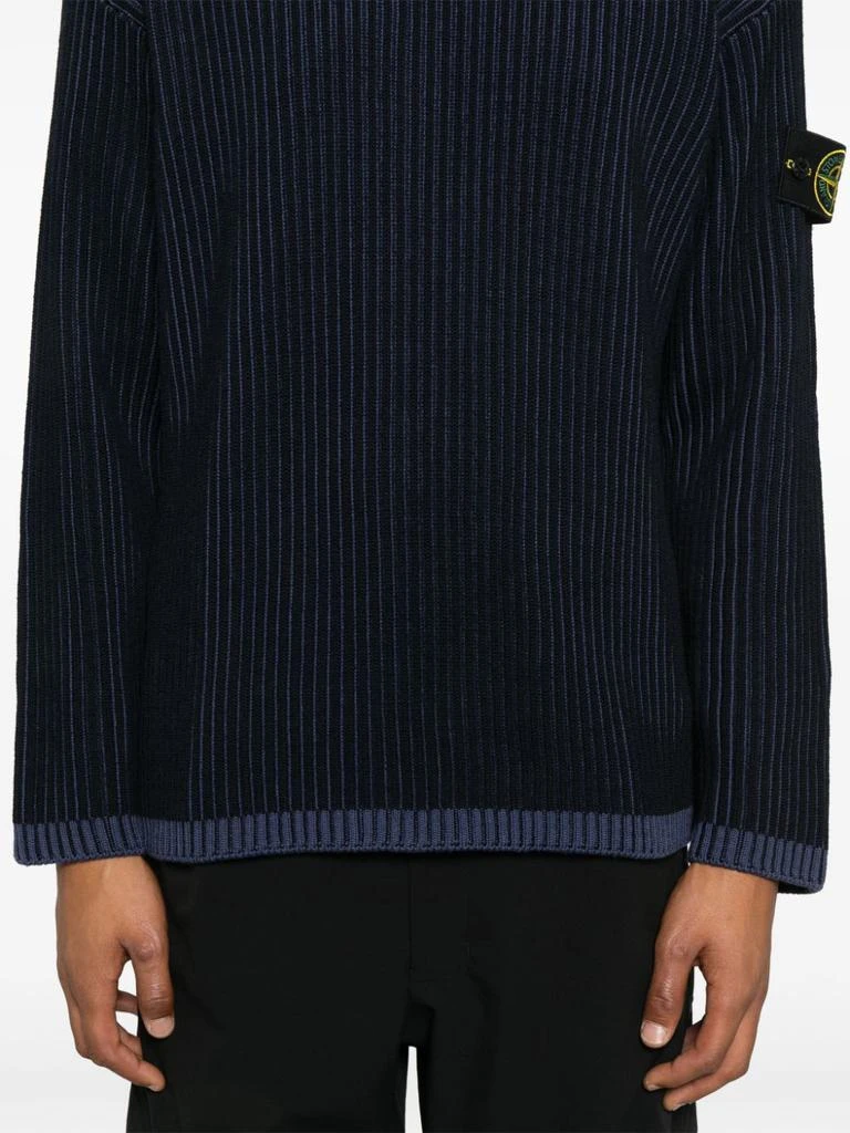 商品Stone Island|STONE ISLAND - Wool Crewneck Sweater,价格¥3272,第3张图片详细描述