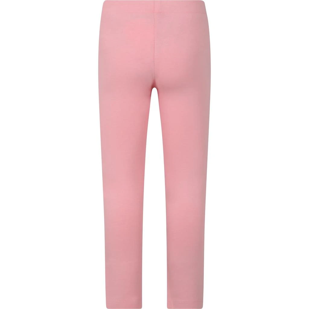 商品GCDS Mini|Pink Leggings For Girl With Logo,价格¥687,第2张图片详细描述