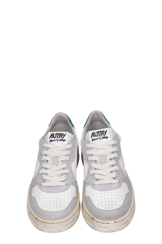 商品Autry|Autry Sup Vintage Sneakers In White Leather,价格¥1380,第4张图片详细描述