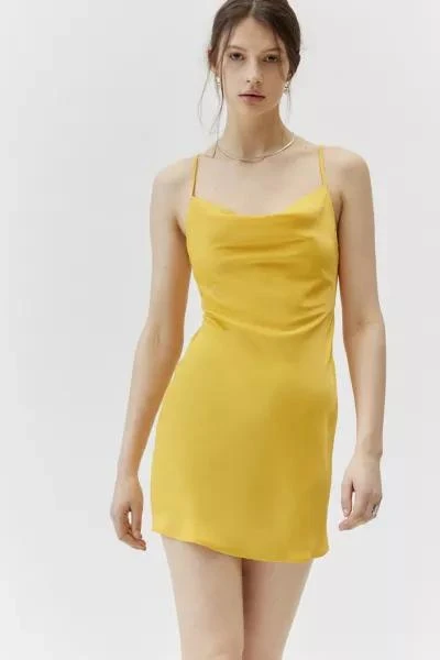 商品Urban Outfitters|UO Mallory Cowl Neck Slip Dress,价格¥114,第1张图片