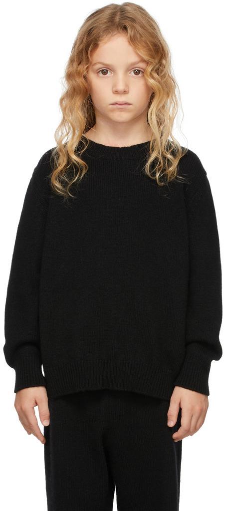 商品The Row|Kids Black Cashmere Dewey Sweater,价格¥3789,第4张图片详细描述