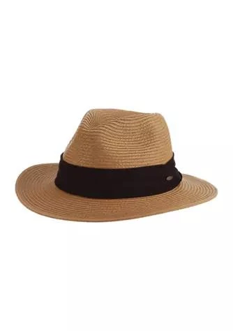 商品SCALA|Braided Safari Hat With Black Band,价格¥435,第1张图片