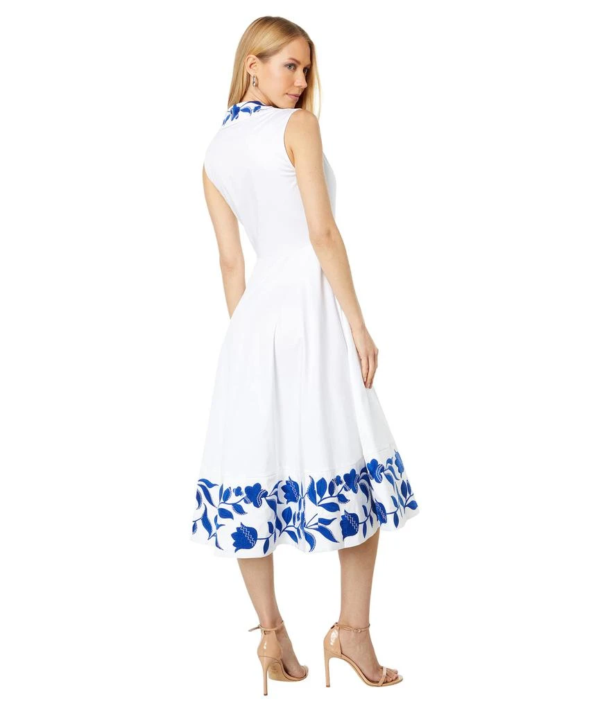 商品Kate Spade|Embroidered Zigzag Floral Midi Dress,价格¥1714,第2张图片详细描述