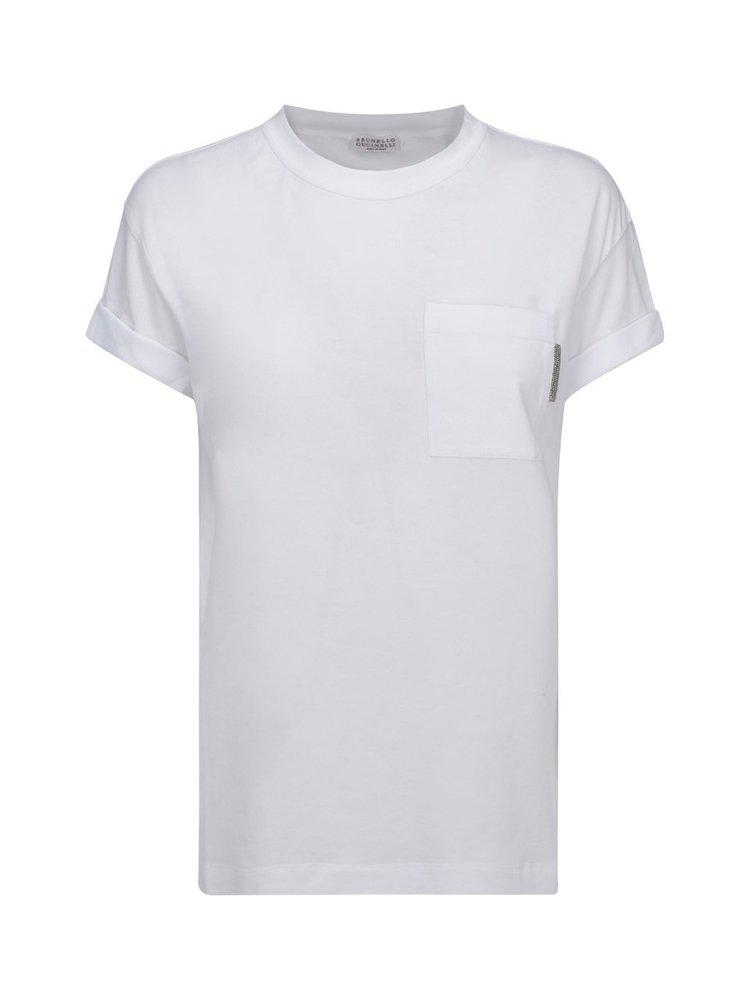 Brunello Cucinelli Crewneck T-Shirt商品第1张图片规格展示