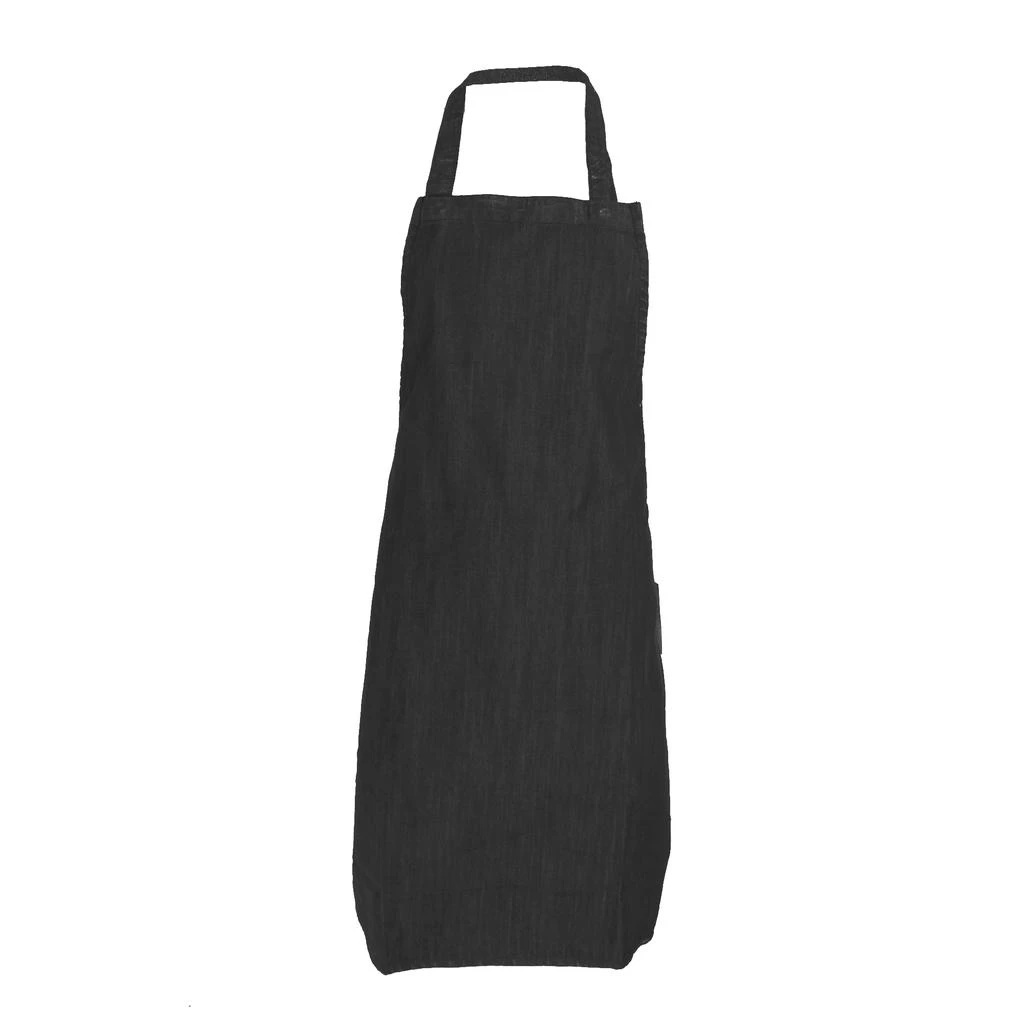 商品Dennys|Dennys Adults Unisex Denim Bib Apron (Black) (One Size) (One Size),价格¥223,第1张图片