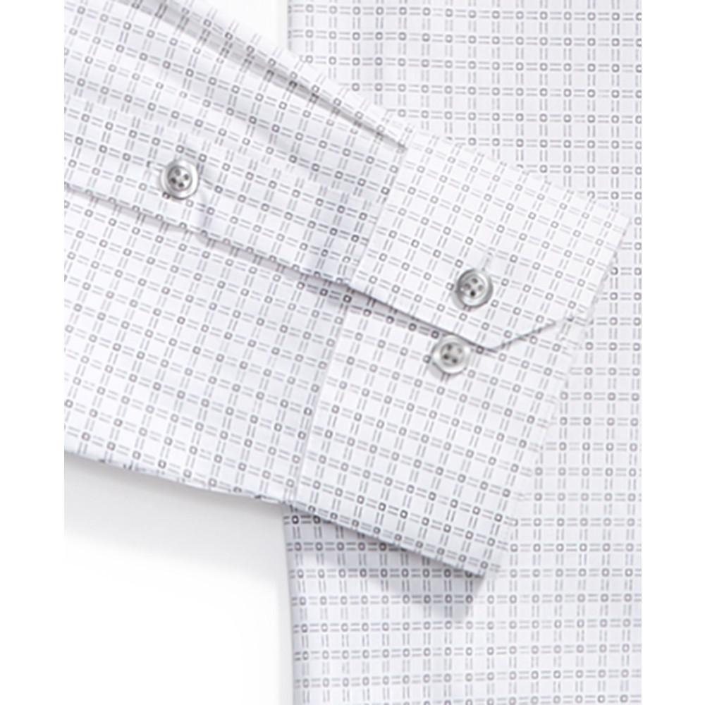 Men's Slim Fit 2-Way Stretch Performance Dress Shirt, Created for Macy's商品第6张图片规格展示