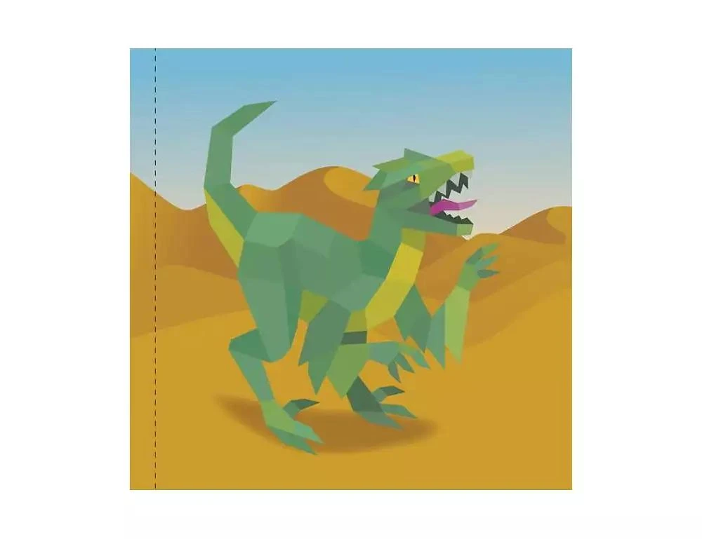 商品Barnes & Noble|Paint by Sticker Kids- Dinosaurs by Workman Publishing,价格¥83,第2张图片详细描述