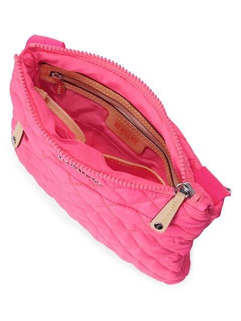 Metro Flat Quilted Nylon Crossbody Bag商品第3张图片规格展示