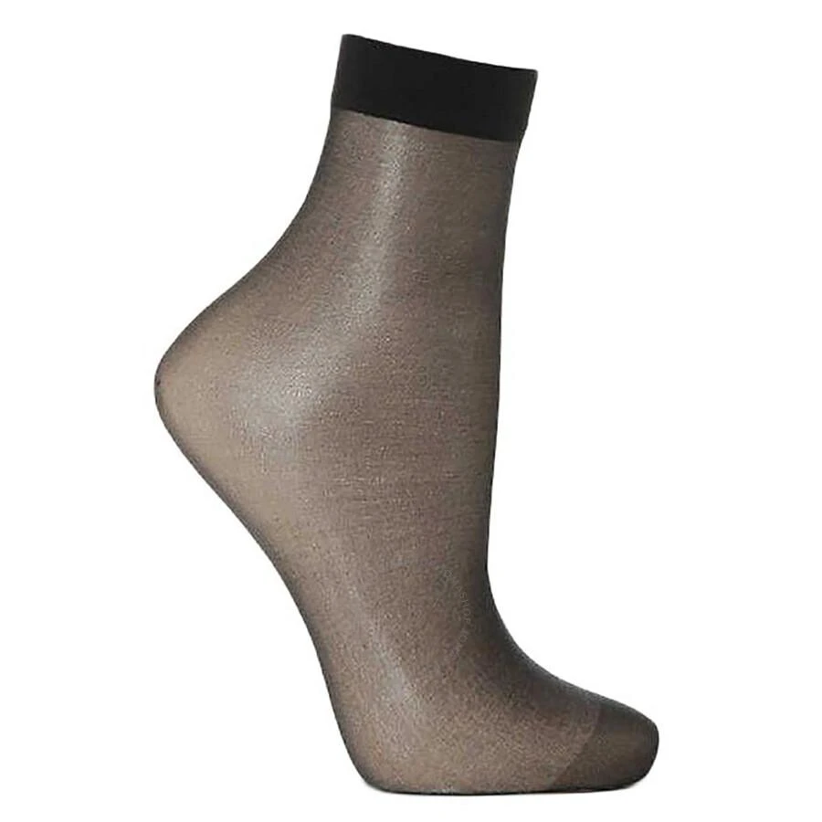 商品Wolford|Ladies Black Nude 8 Transparent Socks,价格¥49,第2张图片详细描述