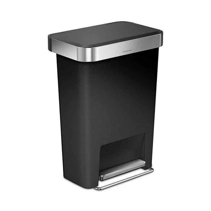 45 Liter Rectangular Liner Rim Kitchen Trash Can with Liner Pocket 商品