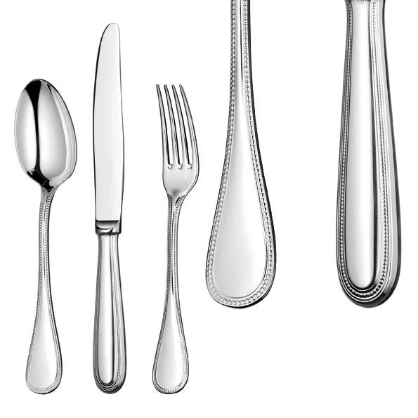 商品Christofle|Sterling Silver Perles Pastry Fork 1416-046,价格¥1789,第1张图片