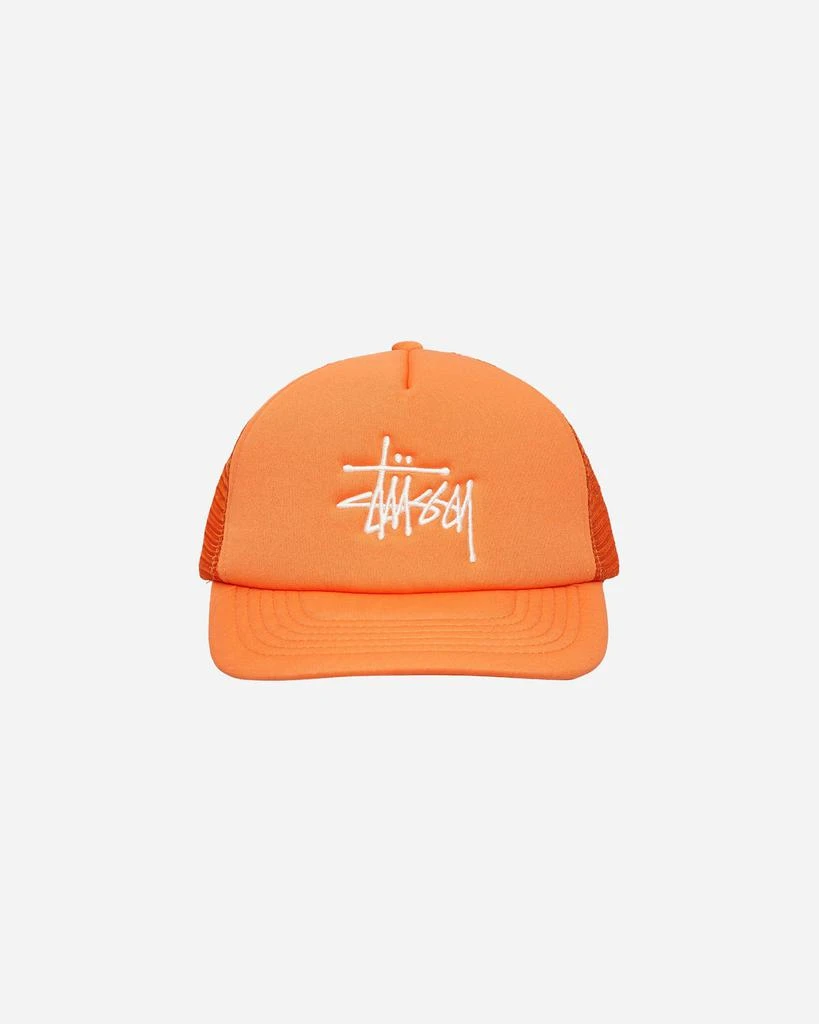 商品STUSSY|Big Basic Trucker Cap Pumpkin,价格¥388,第2张图片详细描述