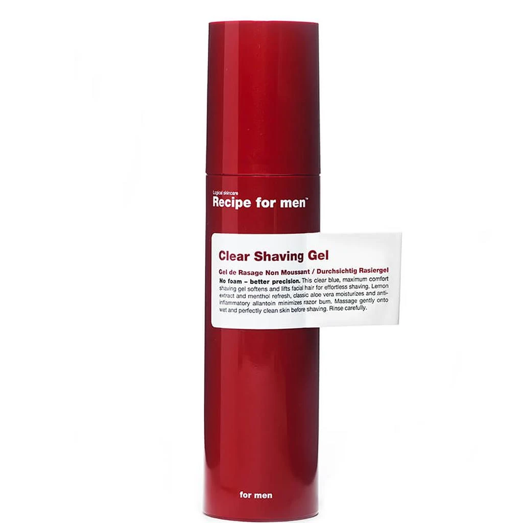 商品Recipe for Men|Recipe for Men Clear Shaving Gel 100ml,价格¥111,第1张图片
