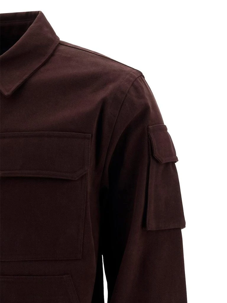 商品Helmut Lang|Helmut Lang Patch Long-Sleeved Twill Shirt,价格¥2136,第3张图片详细描述