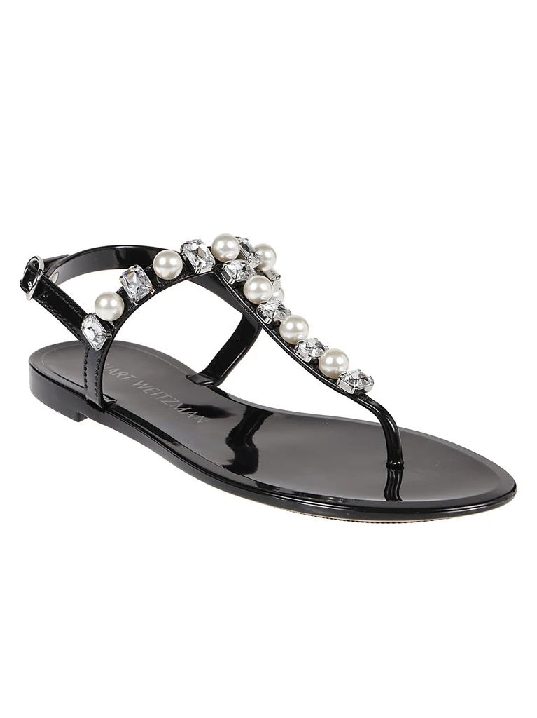 商品Stuart Weitzman|Stuart Weitzman Goldie Crystal Jelly Flip Flops,价格¥1308,第2张图片详细描述