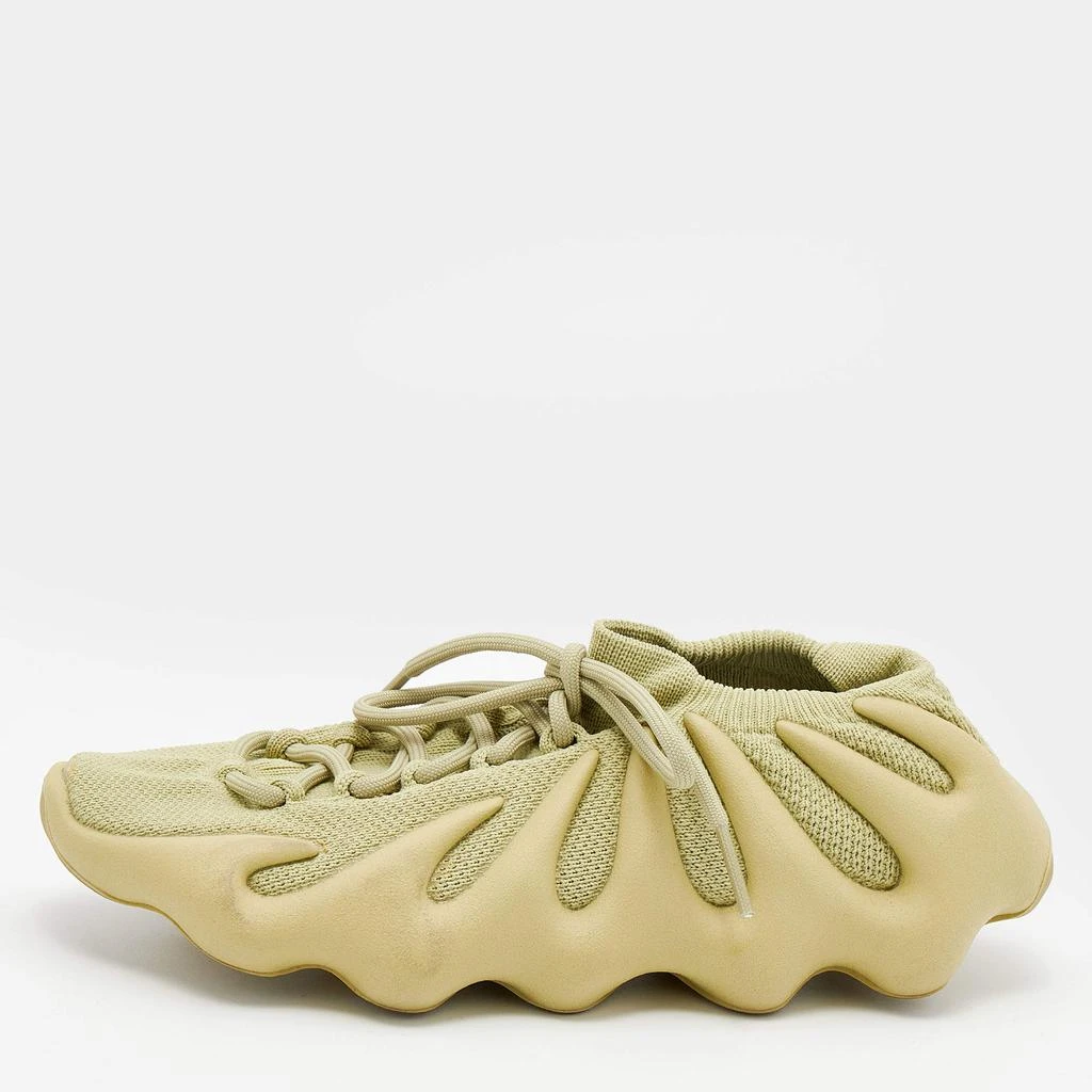 商品[二手商品] YEEZY|Yeezy x adidas Green Knit Fabric 450 Dark Sulfur Sneakers Size 40 2/3,价格¥1153,第1张图片