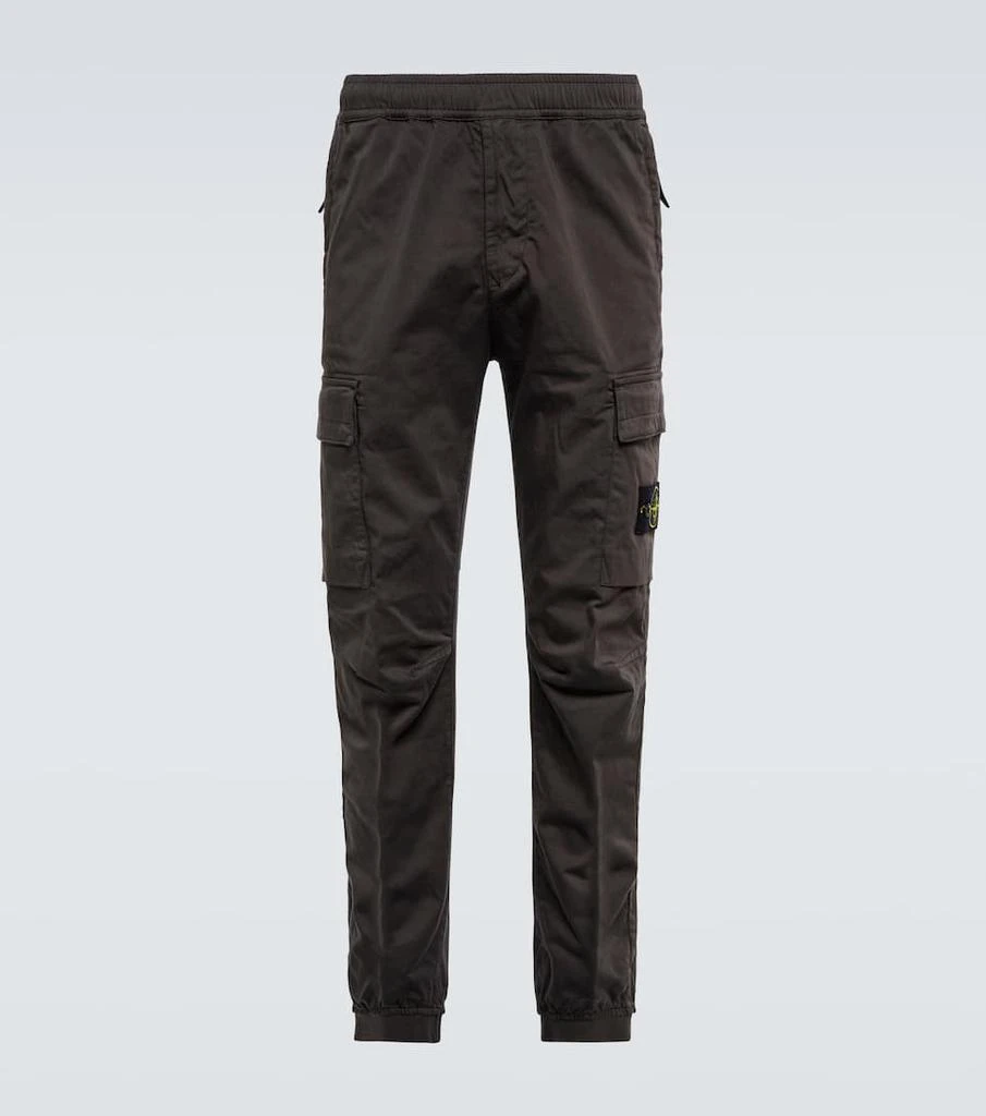 商品Stone Island|Cotton-blend cargo pants,价格¥2498,第1张图片