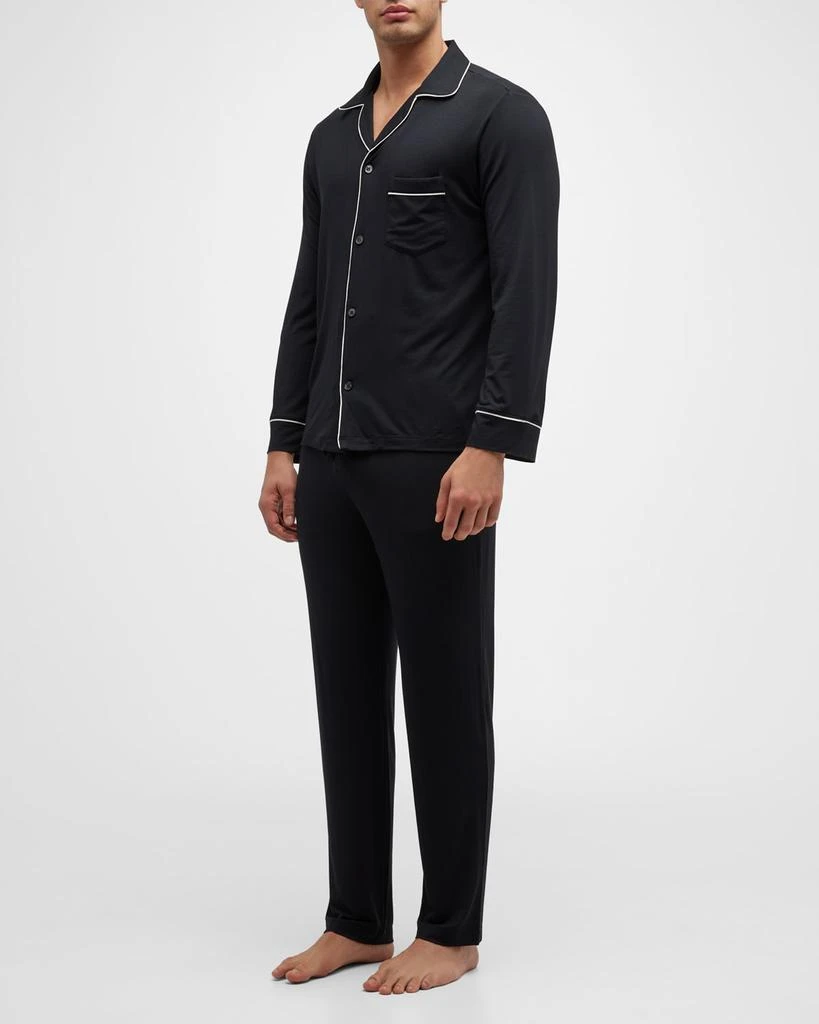 商品Eberjey|Men's William Long-Sleeve Pajama Set,价格¥1297,第2张图片详细描述