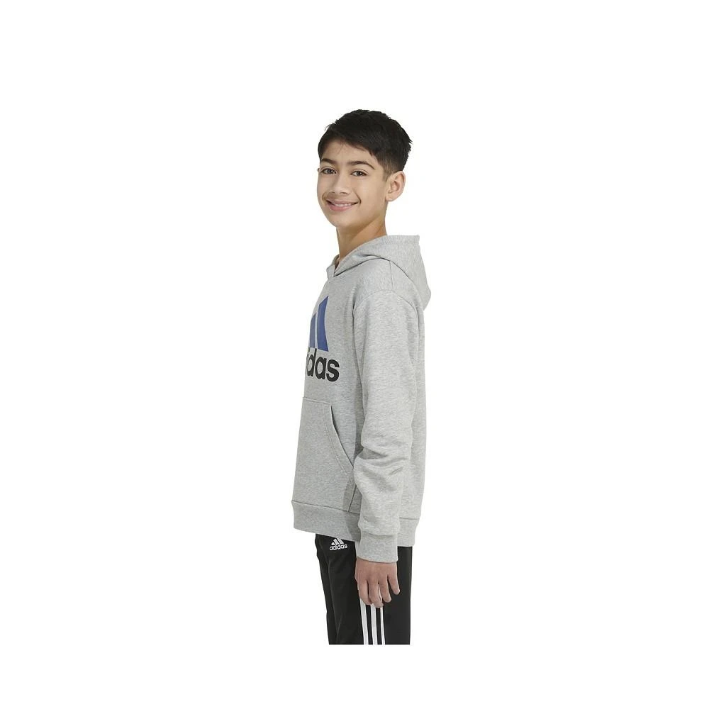 商品Adidas|Little Boys Long Sleeve Essential Heather Fleece Hoodie,价格¥157,第3张图片详细描述